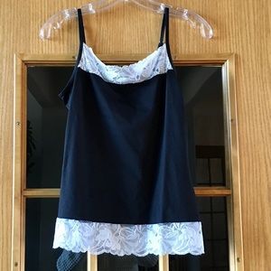 Black and Lace Tank